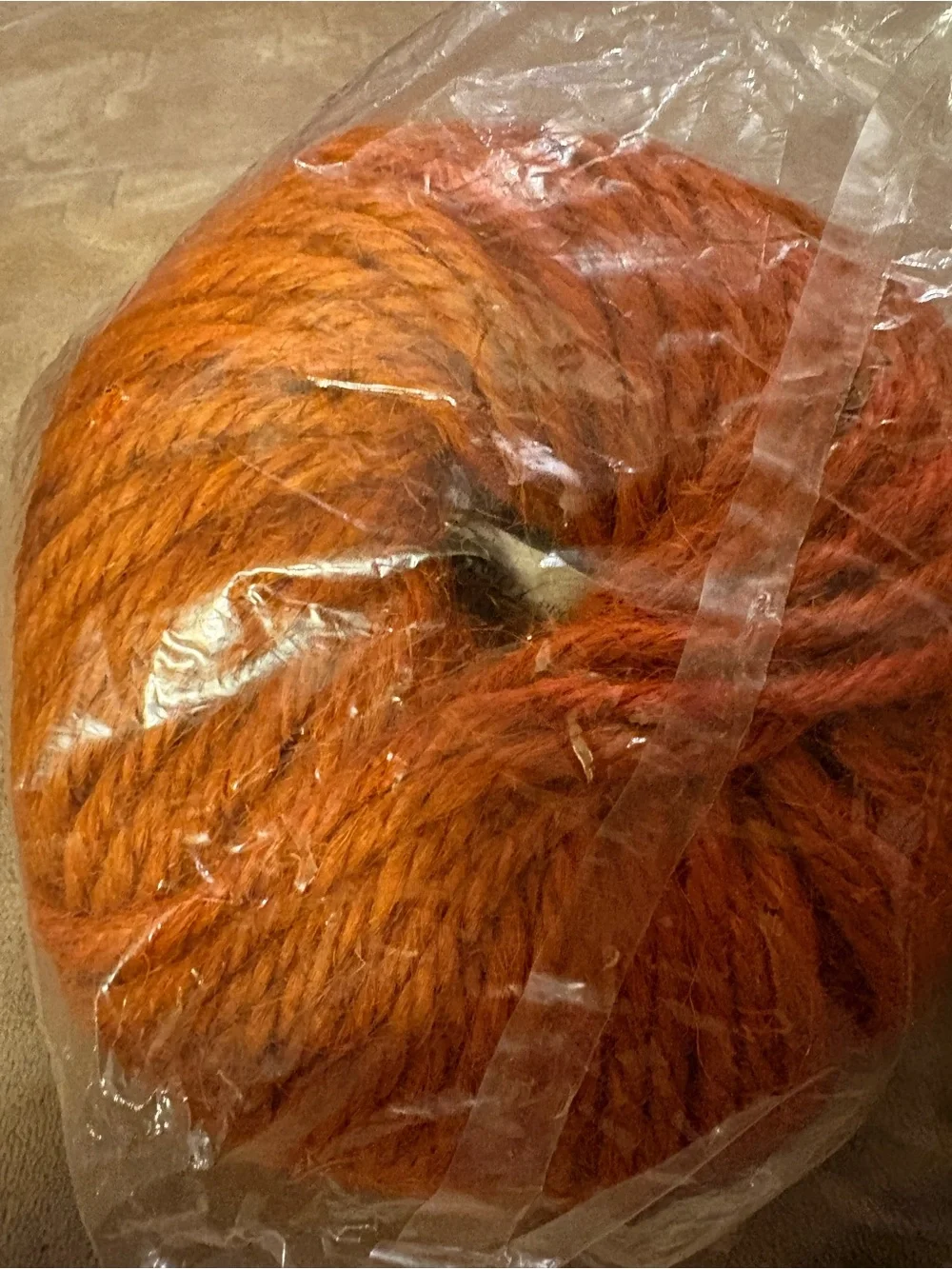 Rust Orange Decorative Raffia Bundle for Home Accents